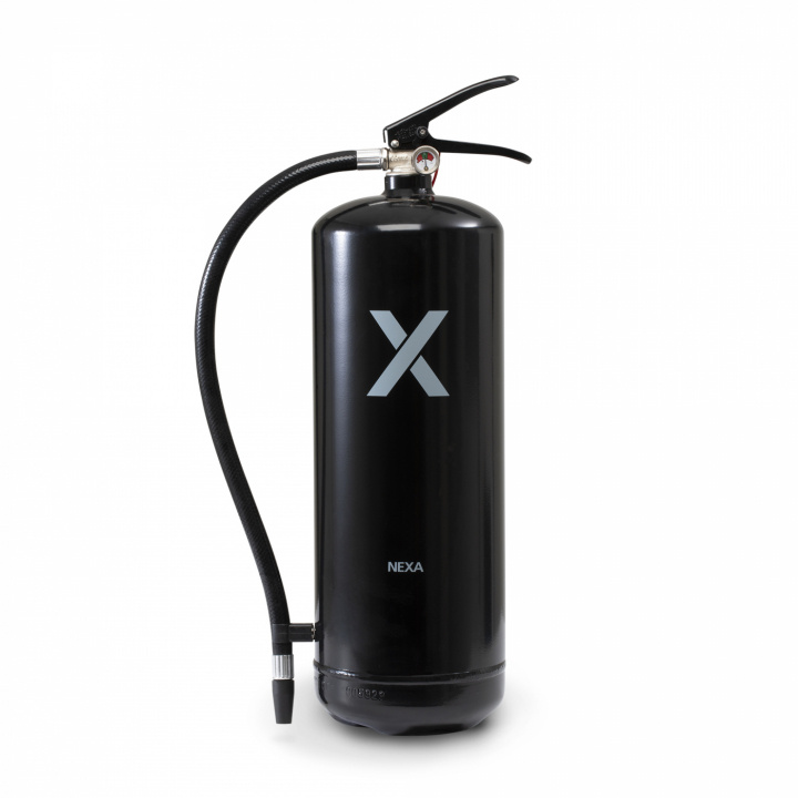 Nexa brandsläckare, 6 Kg ABC-pulver med väggfäste (Svart) in the group HOME, HOUSEHOLD & GARDEN / Alarm & Security / Fire, smoke, gas / fire extinguishers at TP E-commerce Nordic AB (38-21066)