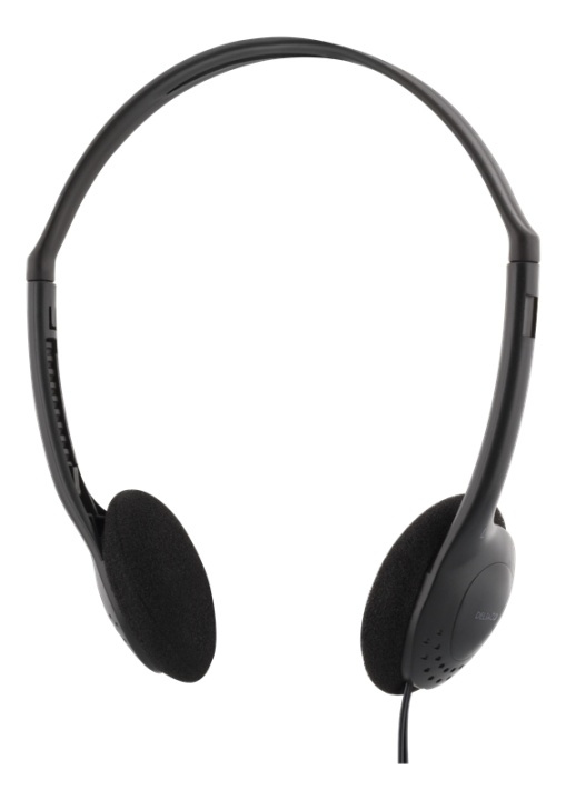 DELTACO Stereo Headphones, volymkontroll, 1x 3,5mm, ca 2m kabel in the group HOME ELECTRONICS / Audio & Picture / Headphones & Accessories / Headphones at TP E-commerce Nordic AB (38-21146)