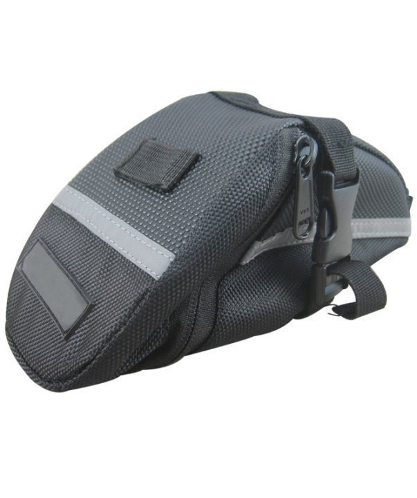 Sporty saddle bag with reflex (Black) in the group Sport, leisure & Hobby / Sports equipment / Bicycle accessories / Other bike accessories at TP E-commerce Nordic AB (38-21504)