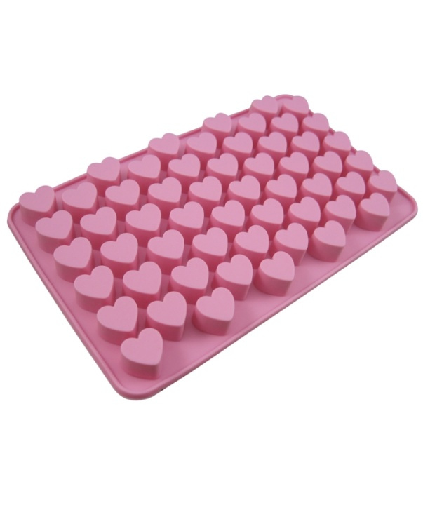Silicone baking mold (Hearts) in the group HOME, HOUSEHOLD & GARDEN / Kitchen utensils / Baking accessories at TP E-commerce Nordic AB (38-21806)