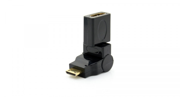 HDMI adapter, 19-pin ha - ho, angular 180 degrees in the group HOME ELECTRONICS / Cables & Adapters / HDMI / Adapters at TP E-commerce Nordic AB (38-21817)