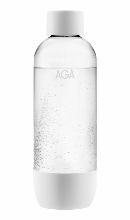 AGA AQVIA PET Bottle, 1L (White) in the group HOME, HOUSEHOLD & GARDEN / Household appliances / Water & Juice / Carbonation machines / Accessories at TP E-commerce Nordic AB (38-21822)