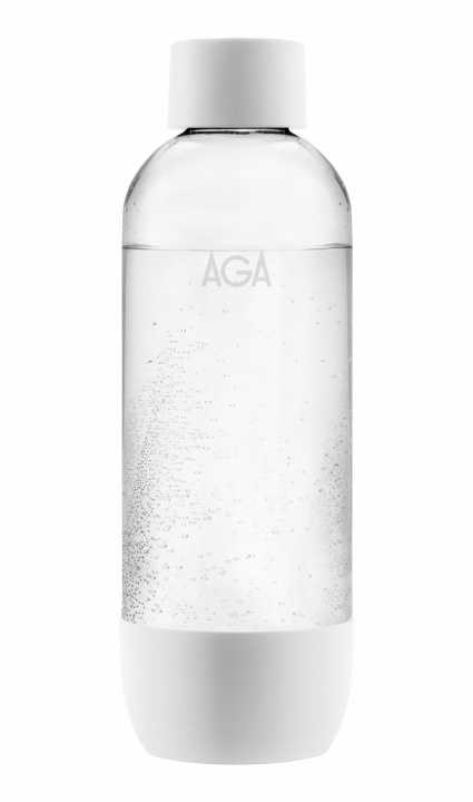 AGA AQVIA PET Bottle, 1L (White) BB 2025 in the group HOME, HOUSEHOLD & GARDEN / Household appliances / Water & Juice / Carbonation machines / Accessories at TP E-commerce Nordic AB (38-21822D)