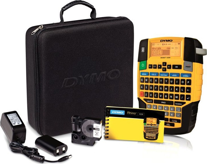 DYMO Rhino 4200 complete kit with bag in the group COMPUTERS & PERIPHERALS / Printers & Accessories / Printers / Label machines & Accessories / Tape at TP E-commerce Nordic AB (38-22335)