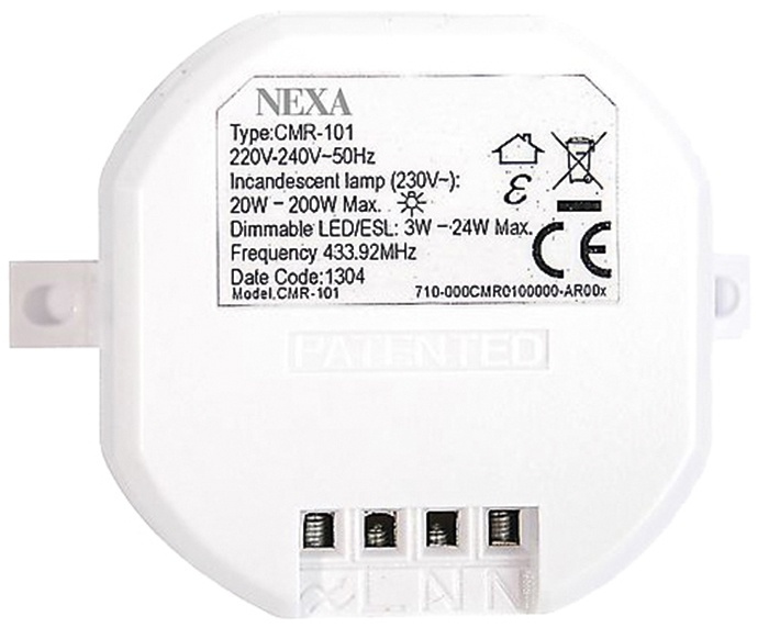 Nexa Trådlös inbyggnadsmottagare för 230 V LED / Dimmer in the group HOME, HOUSEHOLD & GARDEN / Electricity & Lighting / electrical installation / Accessories at TP E-commerce Nordic AB (38-23411)