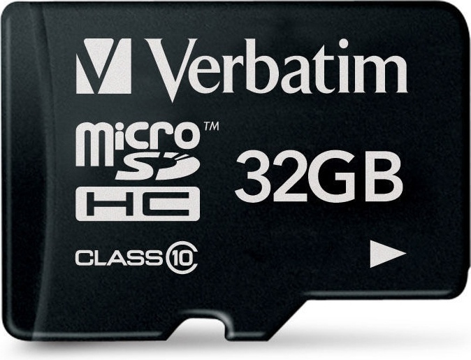 Verbatim minneskort, microSDHC Class 10, 32GB in the group HOME ELECTRONICS / Storage media / Memory cards / MicroSD/HC/XC at TP E-commerce Nordic AB (38-23462)