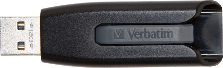 Verbatim SuperSpeed USB 3.0 Store\'N\'Go V3 128 GB, svart/grå in the group HOME ELECTRONICS / Storage media / USB memory / USB 3.0 at TP E-commerce Nordic AB (38-23506)