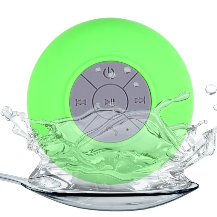 Waterproof Bluetooth Speaker with Suction Cup (Green) in the group HOME ELECTRONICS / Audio & Picture / Speakers & accessories / Bluetooth Speakers / Portable speakers at TP E-commerce Nordic AB (38-24575)