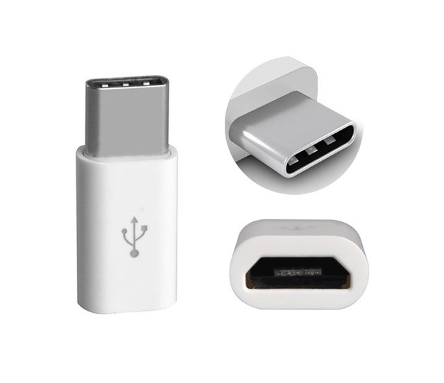 MicroUSB-B to USB-C adapter in the group SMARTPHONE & TABLETS / Chargers & Cables / Adapters at TP E-commerce Nordic AB (38-24584)