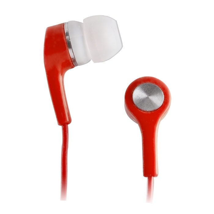 Setty audio headphones In-Ear (3.5 mm), red in the group HOME ELECTRONICS / Audio & Picture / Headphones & Accessories / Headphones at TP E-commerce Nordic AB (38-26459)