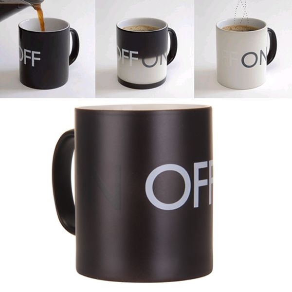 On Off, Värmeskiftande mugg in the group Sport, leisure & Hobby / Fun stuff / Cups at TP E-commerce Nordic AB (38-26720)