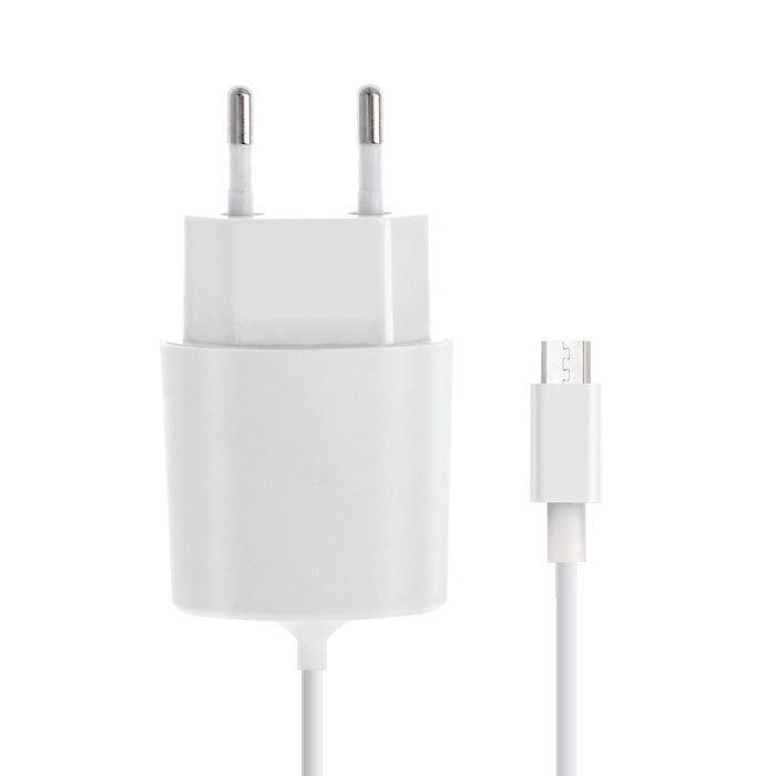 Forever Reseladdare microUSB-kabel, 2,1A, Vit in the group SMARTPHONE & TABLETS / Chargers & Cables / Wall charger / Wall charger microUSB at TP E-commerce Nordic AB (38-26989)