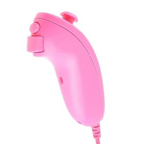 Wii-Nunchuck, Ljusrosa in the group HOME ELECTRONICS / Game consoles & Accessories / Nintendo Wii at TP E-commerce Nordic AB (38-27035)