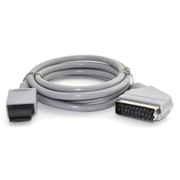 Scart cable for Nintendo Wii, 1m in the group HOME ELECTRONICS / Game consoles & Accessories / Nintendo Wii at TP E-commerce Nordic AB (38-27258)