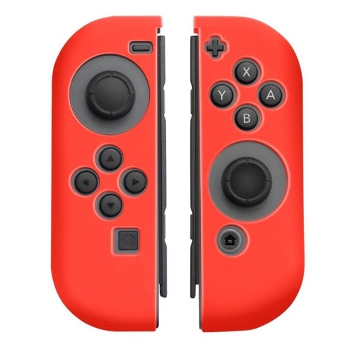 Silicone grip for Joy-Con controller, Nintendo Switch, Red in the group HOME ELECTRONICS / Game consoles & Accessories / Nintendo Switch / Accessories at TP E-commerce Nordic AB (38-27526)