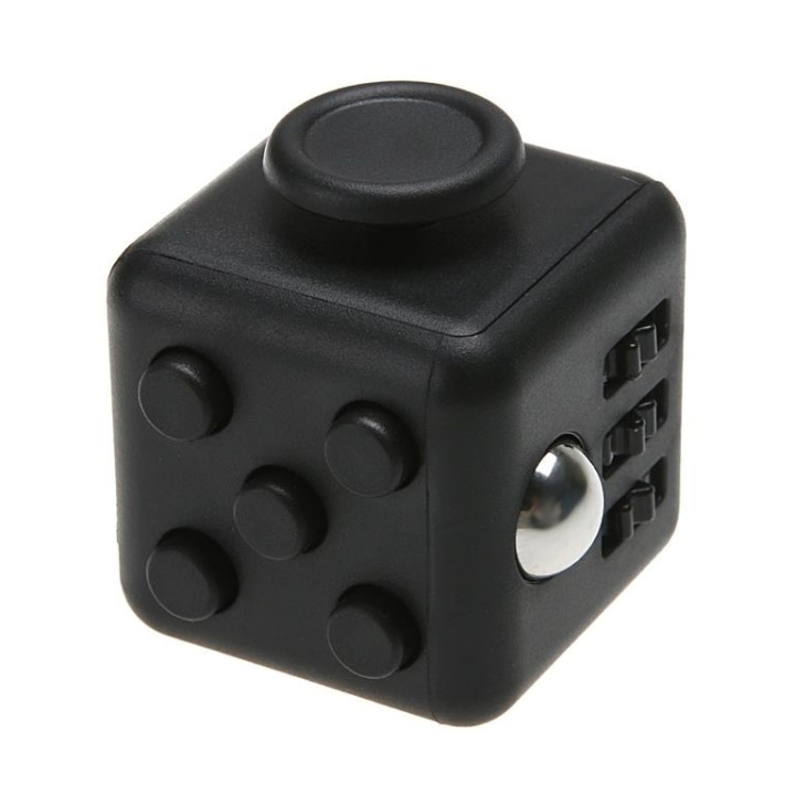 Fidget Cube, Black in the group TOYS, KIDS & BABY PRODUCTS / Toys / Fidget Spinners at TP E-commerce Nordic AB (38-27571)