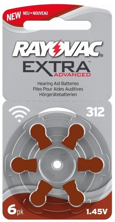 Rayovac AC312 extra advanced - Hearing Aid Battery in the group HOME ELECTRONICS / Batteries & Chargers / Batteries / Hearing aid batteries at TP E-commerce Nordic AB (38-27619)