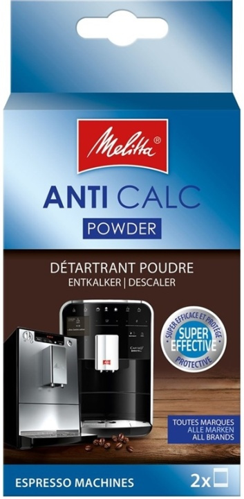Melitta Descaling powder, 2x40g in the group HOME, HOUSEHOLD & GARDEN / Household appliances / Coffee makers and accessories / Filters & Accessories at TP E-commerce Nordic AB (38-27655)