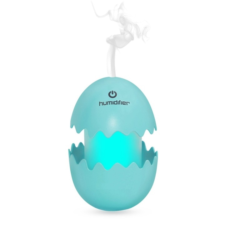 Funny Egg luftfuktare med färgglad belysning, Blå in the group HOME, HOUSEHOLD & GARDEN / Fans & Climate products / Humidifiers at TP E-commerce Nordic AB (38-27780)