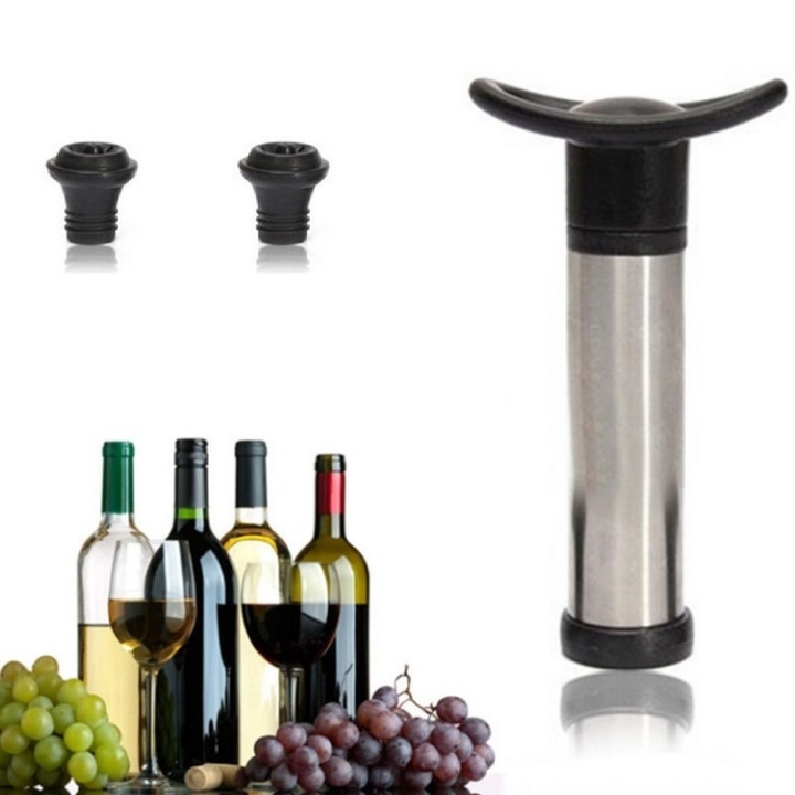 Vinpump/Vakuumpump för vinflaskor in the group HOME, HOUSEHOLD & GARDEN / Kitchen utensils / Wine & Drink accessories at TP E-commerce Nordic AB (38-27982)