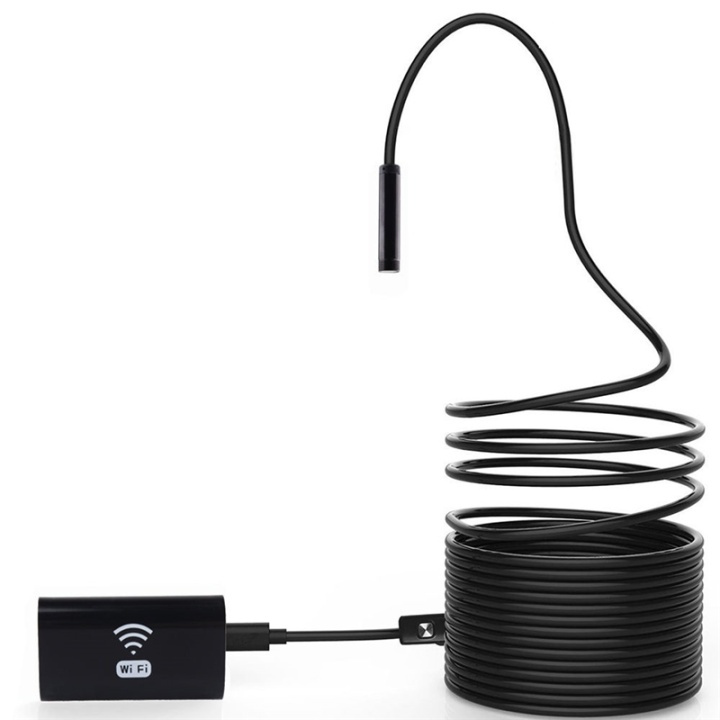 Inspection camera for Android & PC - 8-LED & 5m cable in the group COMPUTERS & PERIPHERALS / Computer accessories / Web cameras at TP E-commerce Nordic AB (38-28001)