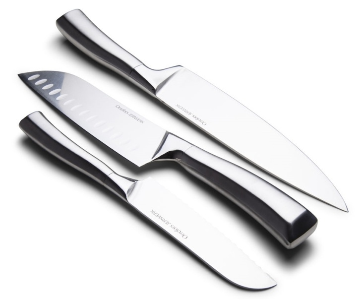 Orrefors Jernverk, Kitchen Knives, 3-Pack in the group HOME, HOUSEHOLD & GARDEN / Kitchen utensils / Kitchen knives & Knife sharpeners at TP E-commerce Nordic AB (38-28063)