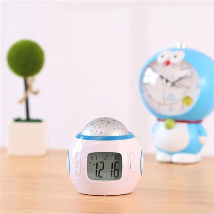 Alarm clock with night light and music, Stars in the group HOME, HOUSEHOLD & GARDEN / Watches & Counters / Alarmclocks at TP E-commerce Nordic AB (38-28422)