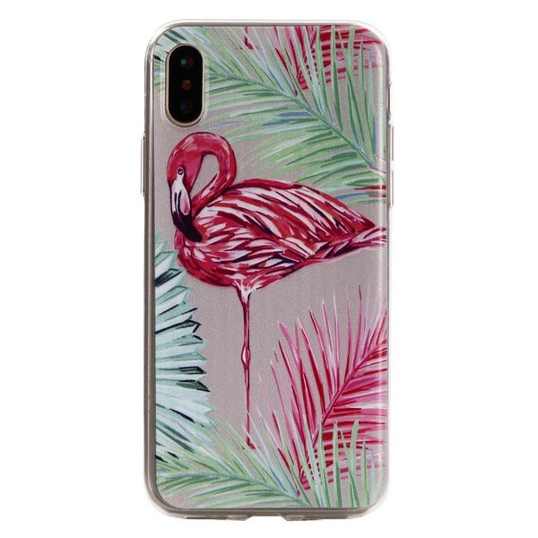 Soft TPU case for iPhone X/XS, Flamingo, Pink in the group SMARTPHONE & TABLETS / Phone cases / Apple / iPhone X/XS / Cases at TP E-commerce Nordic AB (38-28450)