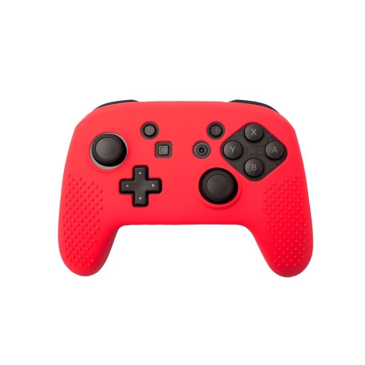 Silicone grip for controller, Nintendo Switch Pro, Red. in the group HOME ELECTRONICS / Game consoles & Accessories / Nintendo Switch / Accessories at TP E-commerce Nordic AB (38-28493)