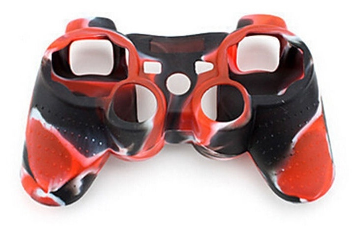 Silicone grip for controller, Playstation 3, Camouflage Red in the group HOME ELECTRONICS / Game consoles & Accessories / Sony PlayStation 3 at TP E-commerce Nordic AB (38-28499)