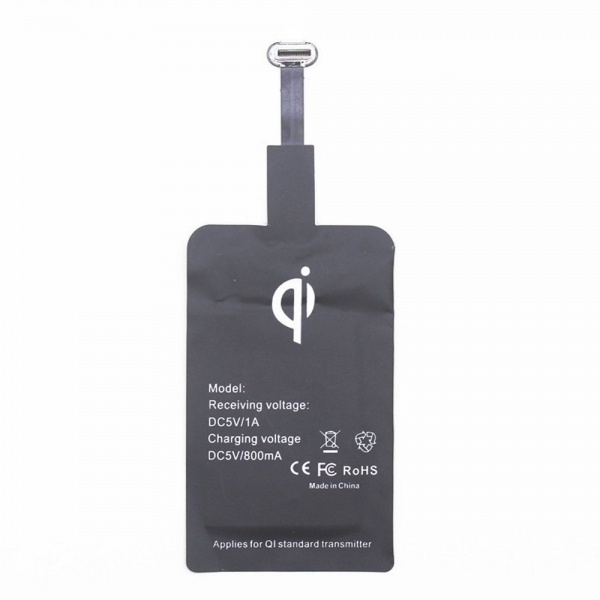 Trådlös Qi Mottagare med USB-C för trådlös laddning in the group SMARTPHONE & TABLETS / Chargers & Cables / Wireless Qi chargers at TP E-commerce Nordic AB (38-28632)