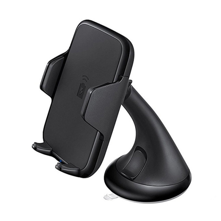 Bilhållare med inbyggd trådlös snabbladdare, Svart (WA-05) in the group CAR / Car holders / Car holder smartphone at TP E-commerce Nordic AB (38-28641)