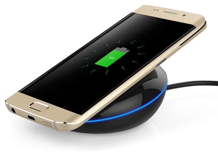 Wireless Qi charger, fast charge Black (WA-14) in the group SMARTPHONE & TABLETS / Chargers & Cables / Wireless Qi chargers at TP E-commerce Nordic AB (38-28648)