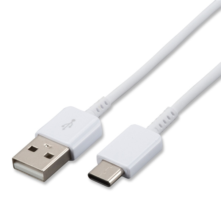 Samsung USB-C Datakabel EP-DN930CWE Vit in the group SMARTPHONE & TABLETS / Chargers & Cables / Cables / Cables Type C at TP E-commerce Nordic AB (38-28750)