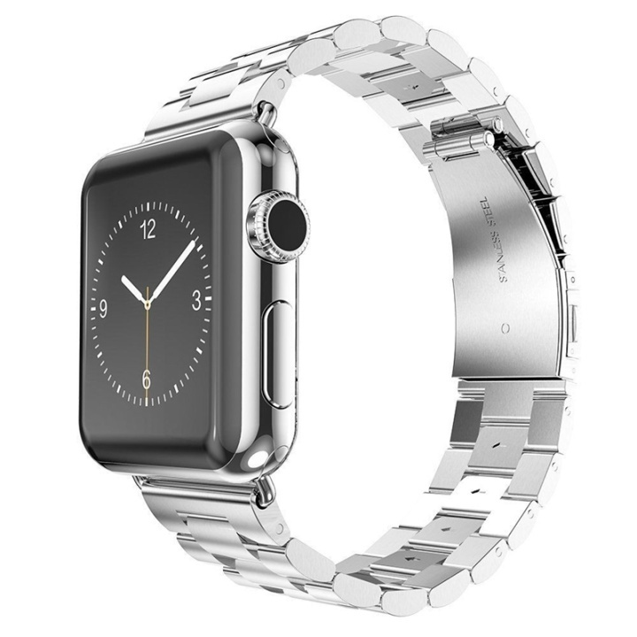 Stainless steel watch band for Apple Watch, 42/44/45mm. in the group SMARTPHONE & TABLETS / Excercise, home & leisure / Apple Watch & Accessories / Accessories at TP E-commerce Nordic AB (38-29004)