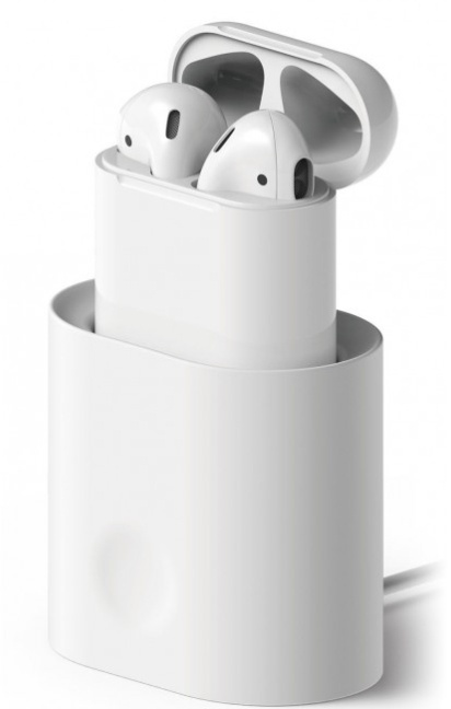 Charging dock for AirPods - White in the group SMARTPHONE & TABLETS / Other accessories / Docks, Tripods & Holders at TP E-commerce Nordic AB (38-29052)