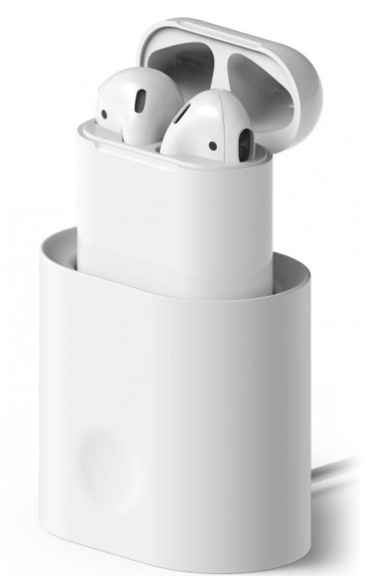 Charging stand for AirPods - White in the group SMARTPHONE & TABLETS / Other accessories / Docks, Tripods & Holders at TP E-commerce Nordic AB (38-29052)