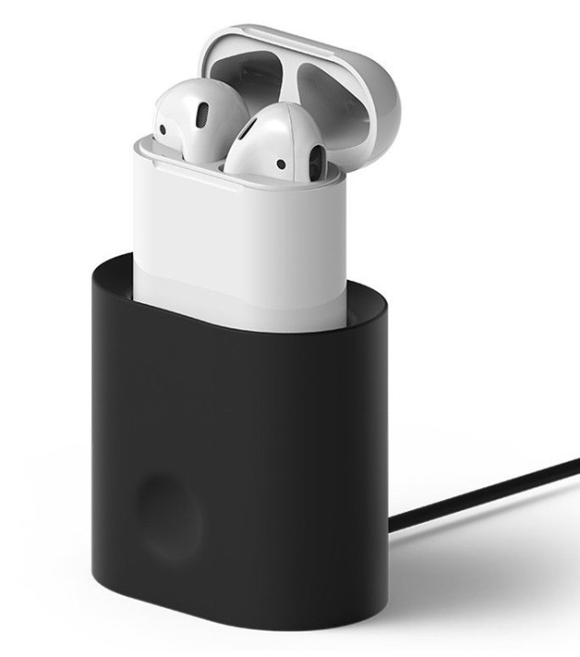 Charging dock for AirPods - Black in the group SMARTPHONE & TABLETS / Other accessories / Docks, Tripods & Holders at TP E-commerce Nordic AB (38-29053)