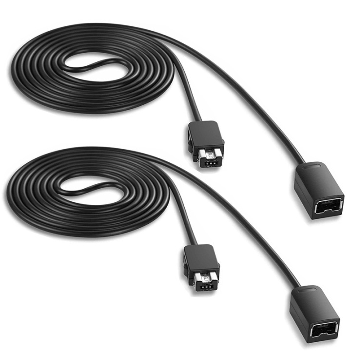Extension cable, 2-pack for Wii Nunchuk / NES/SNES Classic Mini, 3 meters in the group HOME ELECTRONICS / Game consoles & Accessories / Nintendo SNES Classic Mini at TP E-commerce Nordic AB (38-29068PKT)