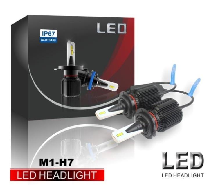 LED converter M1, H7, 20W/lamp, 4000LM, 2-pack in the group CAR / Car lights / LED Full Beam & Half-light at TP E-commerce Nordic AB (38-29134)