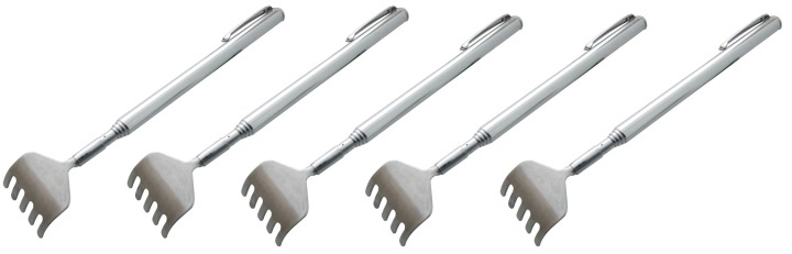 Back scratcher, Stainless steel telescopic handle, 5-pack in the group Sport, leisure & Hobby / Fun stuff / Smart home at TP E-commerce Nordic AB (38-29141PKT)