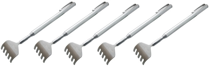 Back scratcher, Stainless steel telescopic handle, 5-pack in the group Sport, leisure & Hobby / Fun stuff / Smart home at TP E-commerce Nordic AB (38-29141PKT)