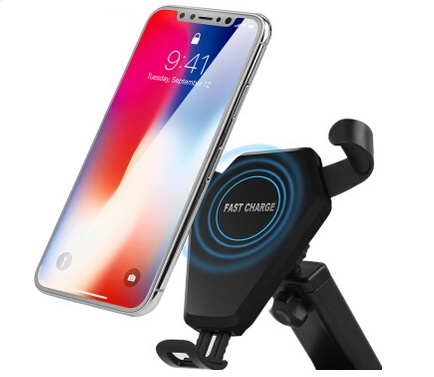 Wireless Qi Car Charger - Fast Wireless Charger, 5V in the group CAR / Car holders / Car holder smartphone at TP E-commerce Nordic AB (38-29150)