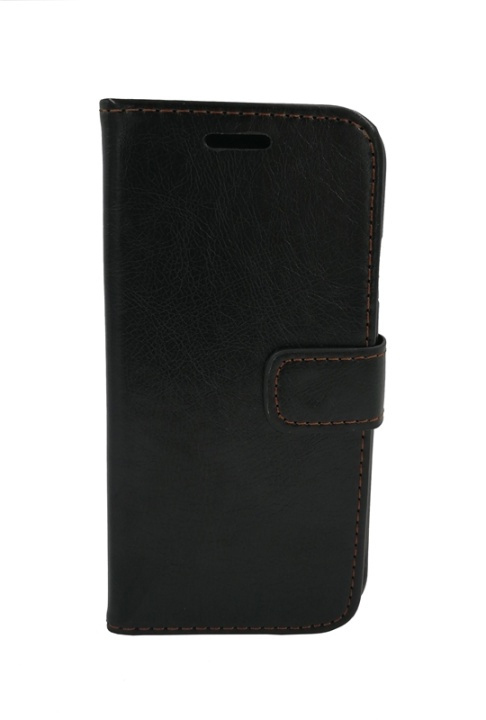 Wallet case - iPhone XS Max, Black with details in the group SMARTPHONE & TABLETS / Phone cases / Apple / iPhone XS Max / Wallet Case at TP E-commerce Nordic AB (38-29177)