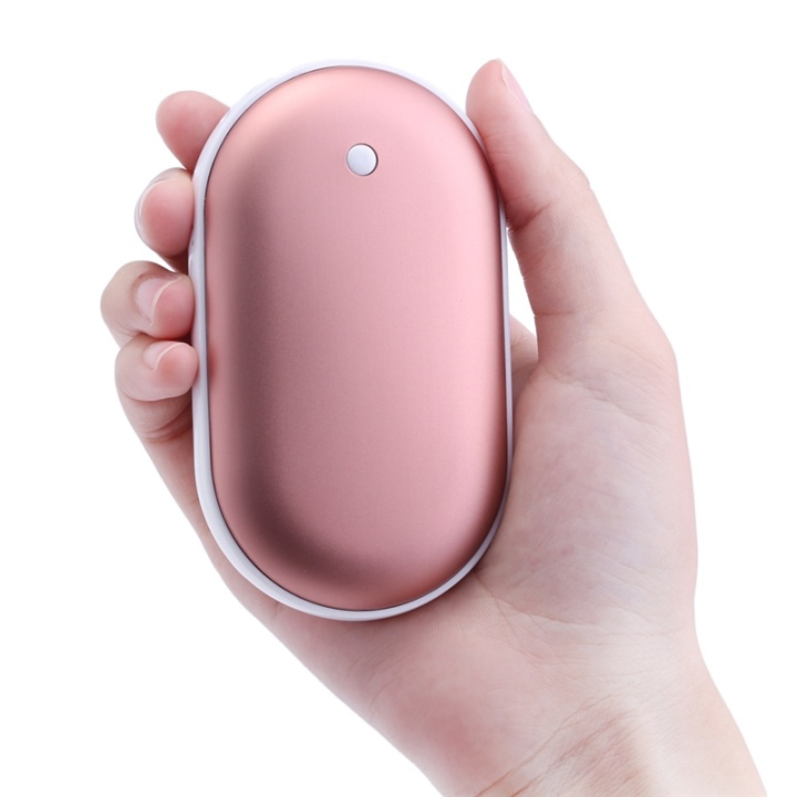 Powerbank and hand warmer in one, 5000mAh - Pink in the group Sport, leisure & Hobby / Fun stuff / Smart home at TP E-commerce Nordic AB (38-29236)