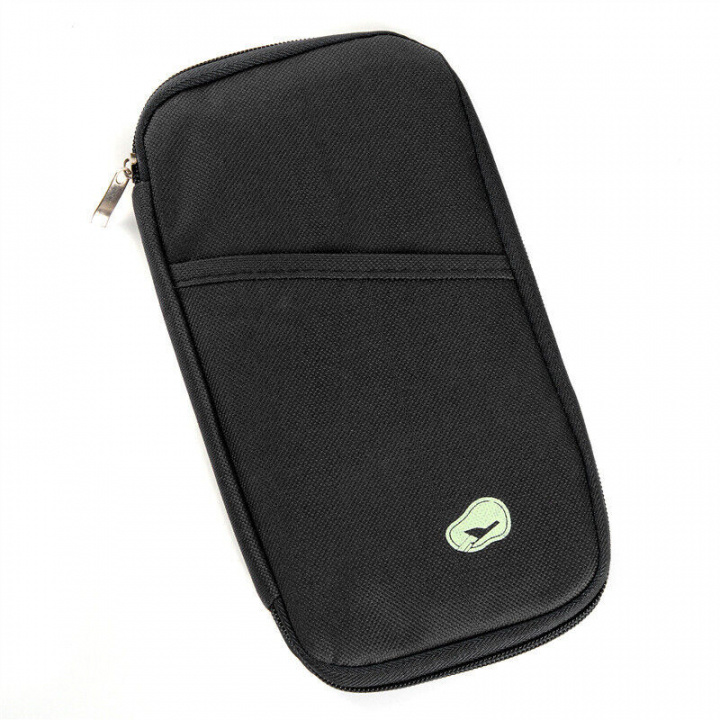 Travel wallet for passport and travel documents, black. in the group Sport, leisure & Hobby / Travel accessories / Other at TP E-commerce Nordic AB (38-29352)