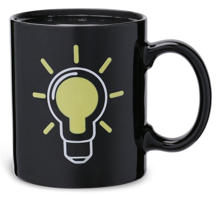 Heat changing mug - Light bulb in the group HOME, HOUSEHOLD & GARDEN / Kitchen utensils / Other kitchen tools at TP E-commerce Nordic AB (38-29370)