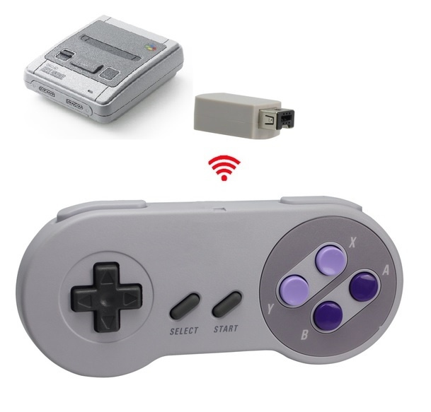 Wireless control for SNES Mini Classic Edition in the group HOME ELECTRONICS / Game consoles & Accessories / Nintendo SNES Classic Mini at TP E-commerce Nordic AB (38-29380)