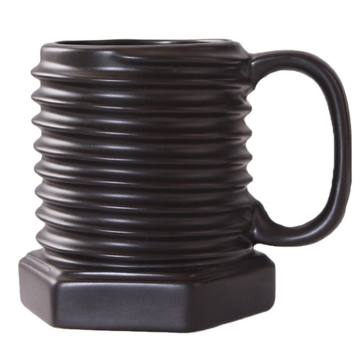 Screw and Bolt mug, Black in the group HOME, HOUSEHOLD & GARDEN / Kitchen utensils / Other kitchen tools at TP E-commerce Nordic AB (38-29385)