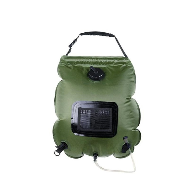 20L Camping Shower, Olive Green in the group Sport, leisure & Hobby / Outdoor recreation / Outdoor recreation gadgets at TP E-commerce Nordic AB (38-29421)